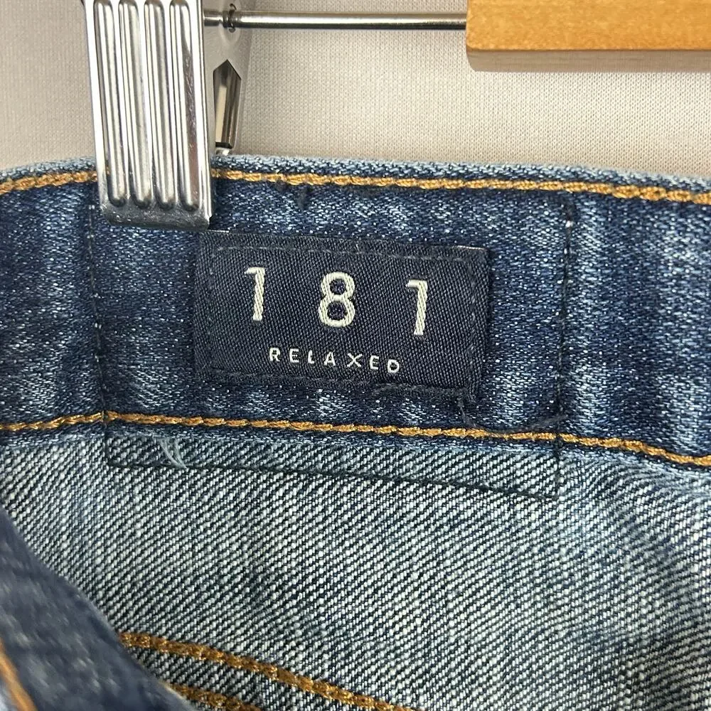 Lucky Brand 181 Relaxed Blue Denim Stretch Jeans Men's Size 32x34